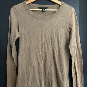 Banana Republic Taupe Long Sleeve Shirt
